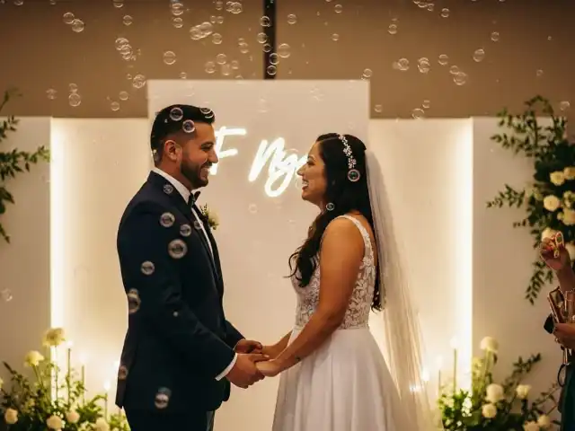 Efecto de Burbujas para Primera Baile en Bodas REDEIL