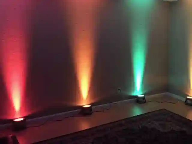 Iluminación escénica LED