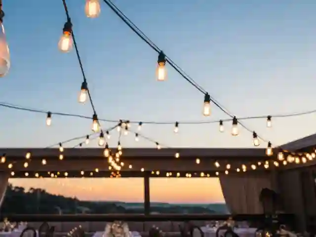 Guirnaldas de Luces para Bodas Románticas en CDMX