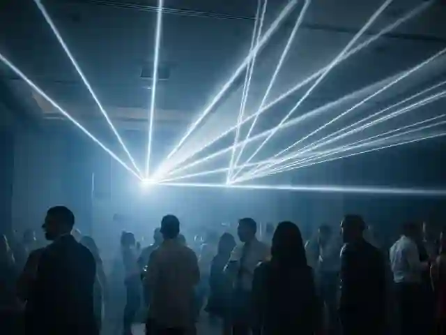 Efectos visuales con láser