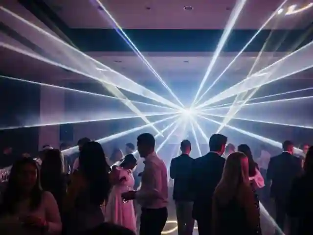 Iluminación láser para fiestas