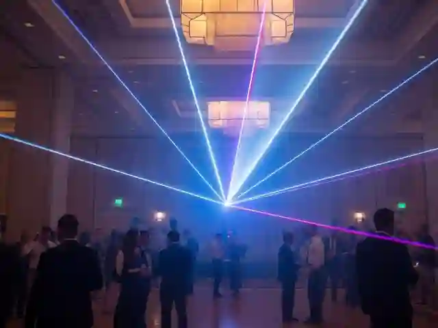 Laser show para eventos