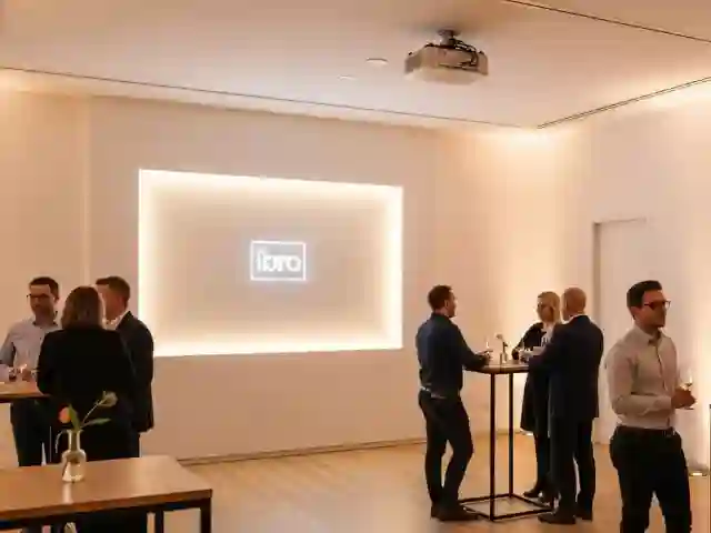 Proyección de monogramas para bodas